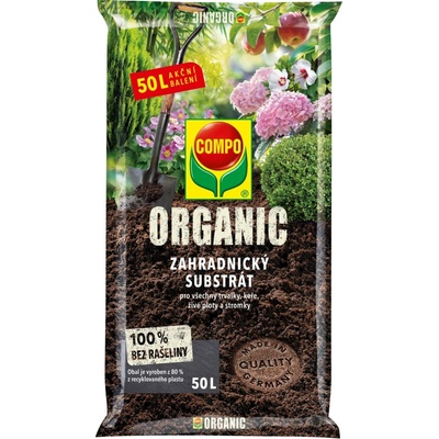 COMPO Záhradnícky substrát bez rašeliny 50 l