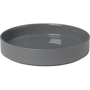 blomus 20 см сива дълбока чиния blomus от серия pilar
