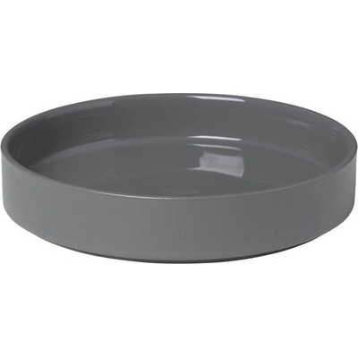 blomus 20 см сива дълбока чиния blomus от серия pilar