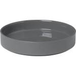 blomus 20 см сива дълбока чиния blomus от серия pilar