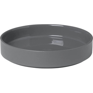 blomus 20 см сива дълбока чиния blomus от серия pilar