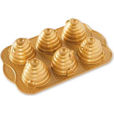 Nordic Ware forma na Včelí úly 6 ks zlatá 0,71 l
