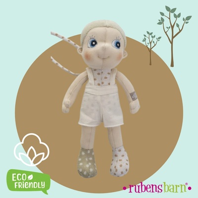 Rubens Mini EcoBuds: кукла Elm - Ръчна изработка, 100% органичен памук (RB160020)
