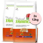 Natural Trainer Natural Adult Medium, пиле и ориз 2 x 12кг