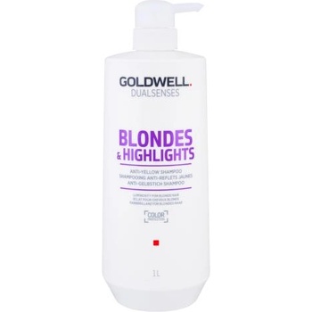 Goldwell Dualsenses Blondes & Highlights 1000 ml шампоан за изрусени коси и коси на кичури за жени