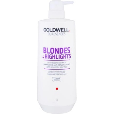 Goldwell Dualsenses Blondes & Highlights 1000 ml шампоан за изрусени коси и коси на кичури за жени