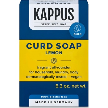 Kappus Натурален тоалетен сапун Kappus Lemon, 150 гр