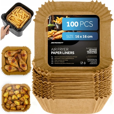 Pečicí papír do fritézy 20 cm Berdsen 100 ks