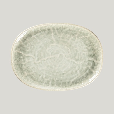 RAK Porcelain Krush talíř oválný 28 x 20,5 cm světle zelený KSOP28CL-6