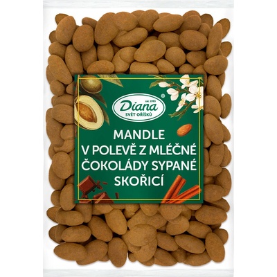 Diana Company Mandle v polevě z mléčné čokolády sypané skořicí 1 kg
