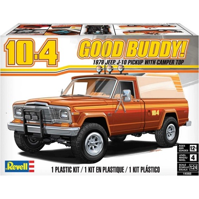 Revell Plastic ModelKit MONOGRAM auto 4568 Jeep J 10 pickup with camper 1:24