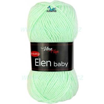 Vlna-Hep Příze Elen Baby 4158 - světle mentolová