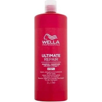 Wella Professionals Ultimate Repair Shampoo šampon pro šetrné mytí poškozených vlasů 1000 ml pro ženy