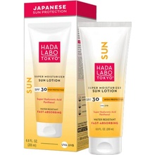 HADA LABO TOKYO SUN SPF 30 Mléko na opalování – Super moisturising Sun Lotion, 200 ml