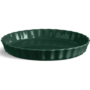 Emile Henry Форма за тарт, 28 см, зелена, керамична (EH076031)