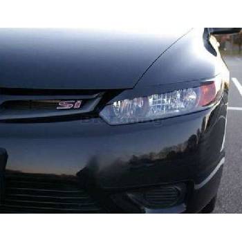 EU Вежди за фарове за Honda Civic (2006+) 2 врати - черни (BRHC06)