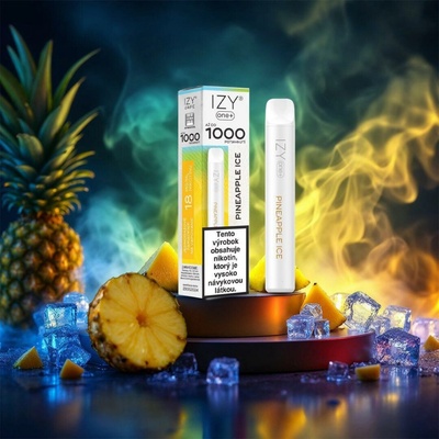 IZY one+ Pineapple Ice 18 mg 1000 poťahov