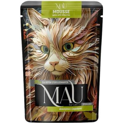 MAU Mousse Sterilised Venison with berries 85 g
