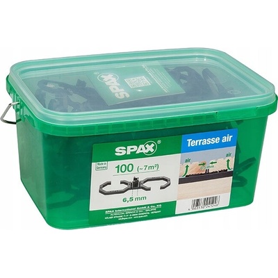 Distanční podložky pod desky SPAX AIR 6,5 mm (100 ks)