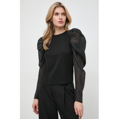 KARL LAGERFELD Блуза Karl Lagerfeld в черно с изчистен дизайн (241W1730)