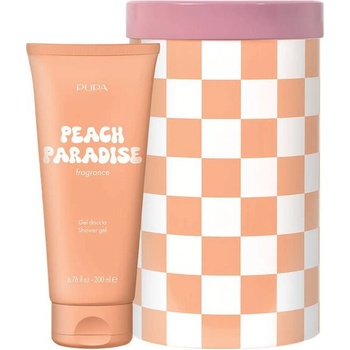 Pupa Milano Sprchový gél Peach Paradise Happy Box 200 ml