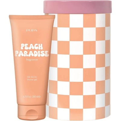 Pupa Milano Sprchový gél Peach Paradise Happy Box 200 ml