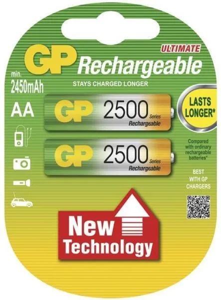 GP Batteries AA 2500mAh (2)