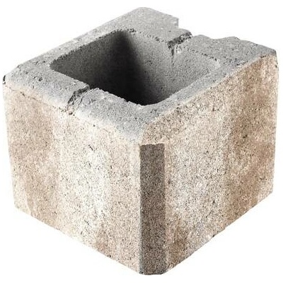 DITON Zdící tvarovka VISO Velikost: 20 x 20 x 15, Varianta: Viso koncový poloviční melír latte, Povrch: standard