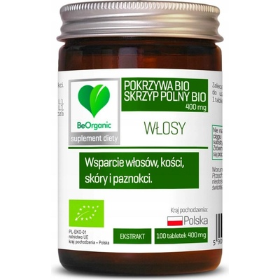 BeOrganic Praslička žihľavová 400 mg 100 tabliet