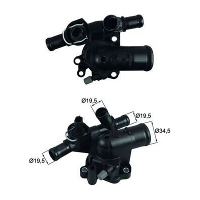 Termostat, chladivo MAHLE TI 248 83