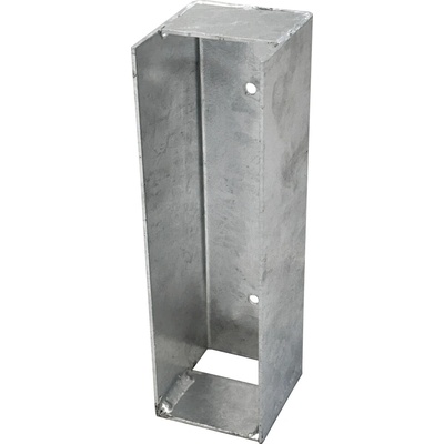 Prodloužený koncový držák podhrabové desky, výška 20 cm, pozink – pro montáž panelu mezi sloupky