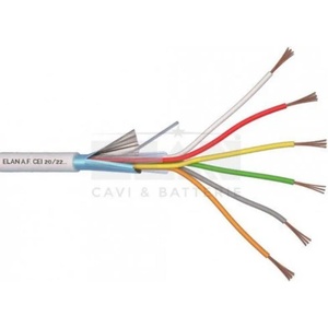 Elan Алармен кабел 6x0, 22mm Cu екраниран, 100 метра