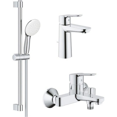 GROHE BauEdge old комплект 3 в 1: смесители + душ комплект (23758000/23334000/27924003)