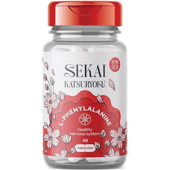 Sekai Katsuryoku L-Phenylalanine, 48 капсули, Sekai Katsuryoku (7369-00)