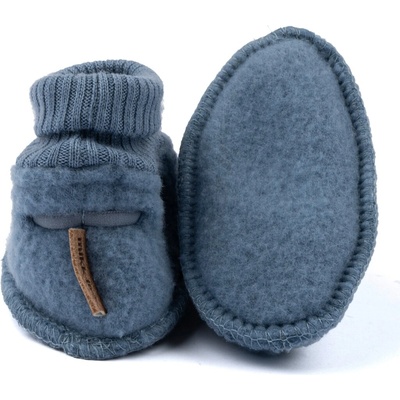 Mikk-Mikk Line kojenecké vlněné merino capáčky 9815 Flint stone