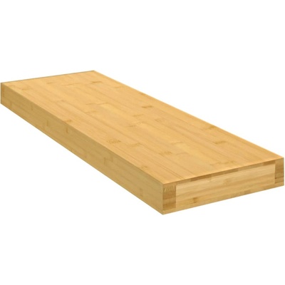 vidaXL Стенен рафт 60x20x4 см бамбук (352733)
