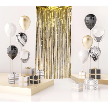 Fiestas Guirca Парти завеса - злато 100 х 200 см