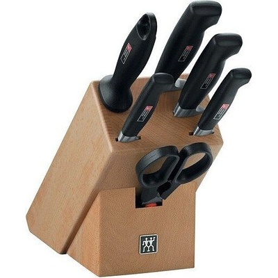 ZWILLING Блок с 4 ножа Four Star с точило и ножица (35066-000-0)