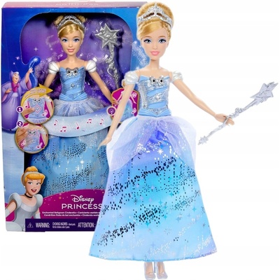 Mattel Disney Princess Popoluška so svetlami a zvukmi
