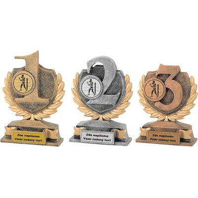 VIZINGR Box keramické trofeje FG151-3-79 FG151-3-79/12 cm 3.místo