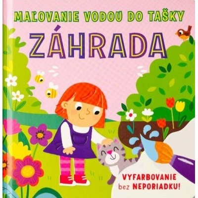 Maľovanie vodou do tašky Záhrada