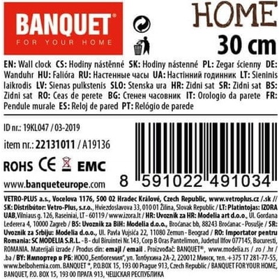 BANQUET HOME Coll. 30 cm
