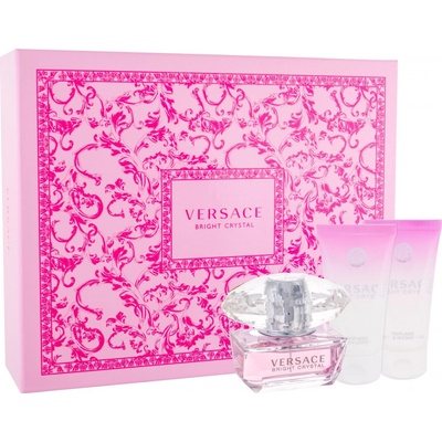 Versace Bright Crystal EDT 90 ml + telové mlieko 100 ml darčeková sada