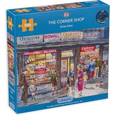 Gibsons Пъзел Gibsons от 500 части - Магазинът на ъгъла (G857)