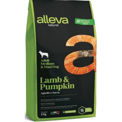 Alleva Natural Adult Medium & Maxi Lamb and Pumpkin 2 kg