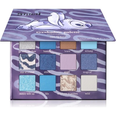 Mad Beauty Stitch Denim палитра сенки за очи 12x2.5 гр