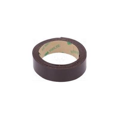 Páska magnetická W 19mm L 1m Thk 1,55mm kaučukové
