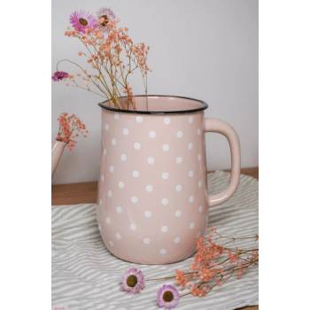 Isabelle Rose Smaltovaný džbán v ružovom farebnom prevedení s bodkovaným vzorovaním 2,5 litra 41184