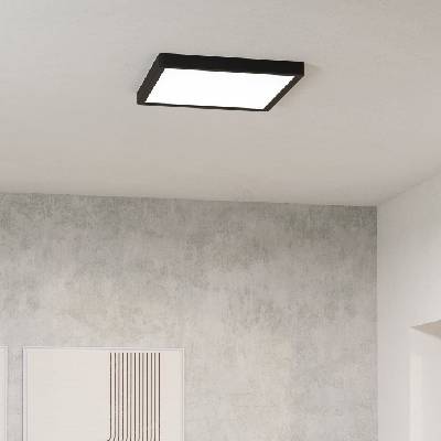 EGLO 901304-LED Таванно осветително тяло FUEVA LED/13W/230V 2700/4000/6500K 29x29cm черно (EG901304)