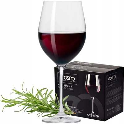 Krosno Skleničky na červené víno Harmony bezbarvé 6 x 450 ml